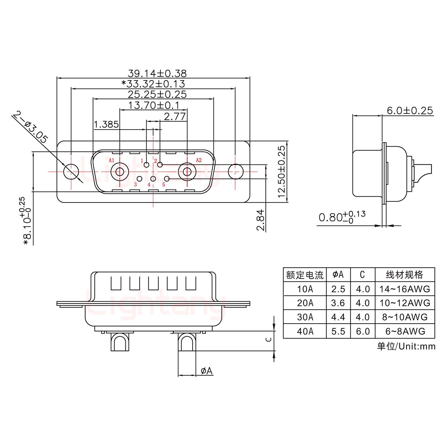 7W2公短體焊線20A+15P金屬外殼1679斜出線4~12mm