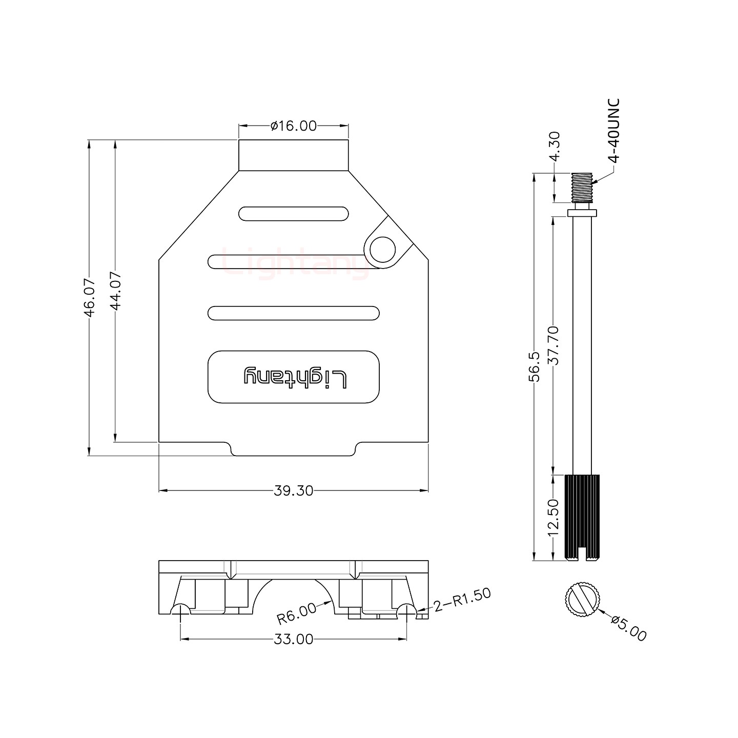 11W1公焊線式75歐姆+15P金屬外殼1664直出線4~12mm