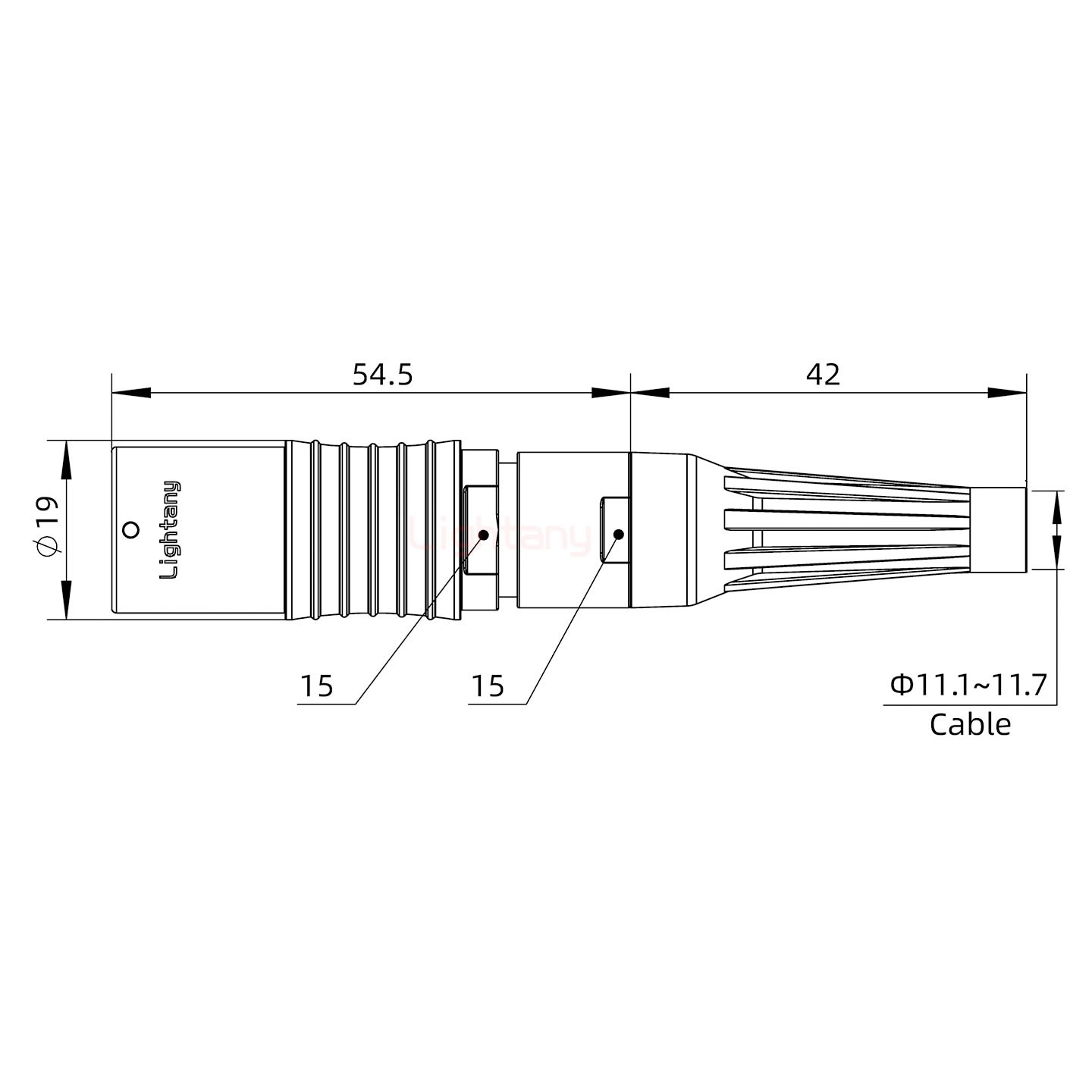 PHG.3B.007.CLLD12Z帶護(hù)套浮動(dòng)插座