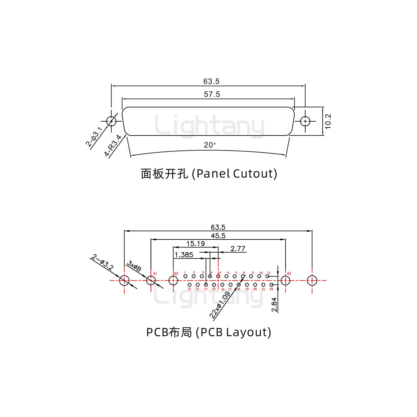 防水25W3公直插板/鉚魚叉/鎖螺絲/大電流40A