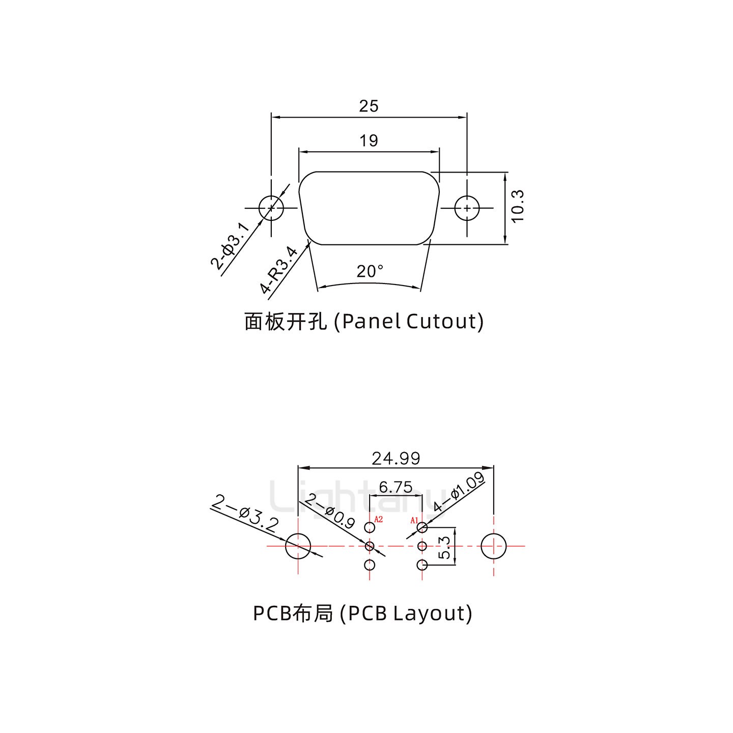 防水2W2母直插板/鉚魚(yú)叉/鎖螺絲/射頻同軸50歐姆