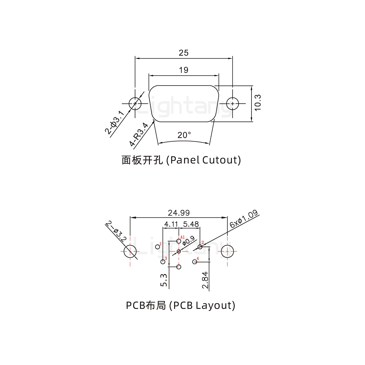 防水5W1公直插板/鉚魚(yú)叉/鎖螺絲/射頻同軸50歐姆