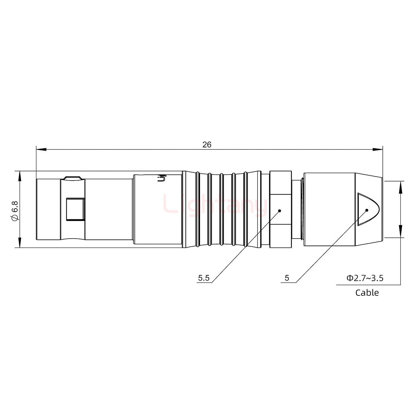 PHG.00.002.CLLD35推拉自鎖浮動插座