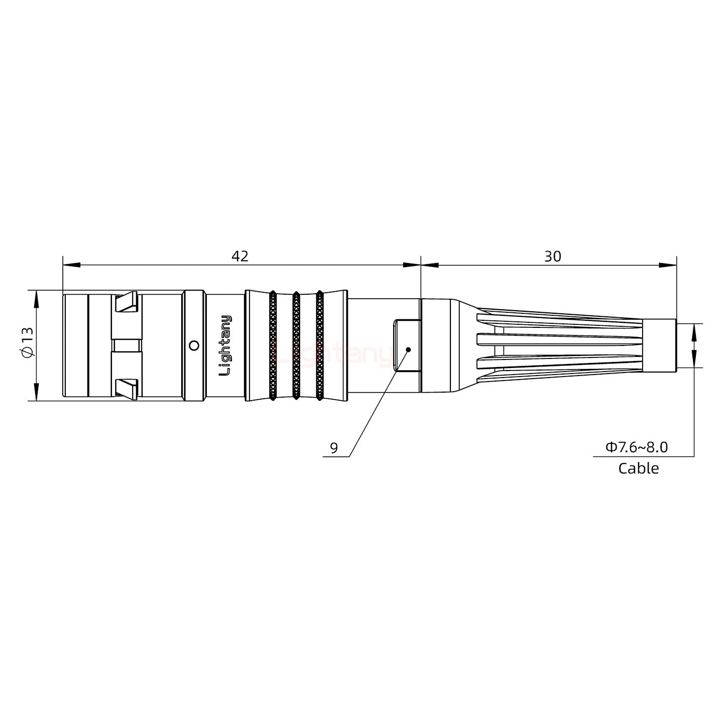 FGG.1K.002.CLAK80Z推拉自鎖帶護(hù)套直式插頭